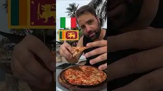 Итальянец пробует пиццу на Шри-Ланке 🇱🇰