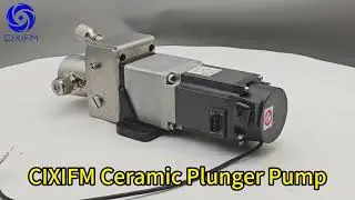 CIXIFM ceramic plunger pump mini metering pump valveless pump #plungerpump #meteringpump