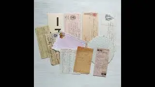 Pink Sewing Themed Ephemera Holder #ephemera #sewing #journalmaking