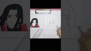 Rin Nohara Color Art | Naruto Fanart Drawing. #shorts