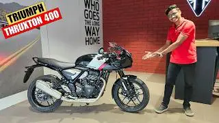 2025 Triumph THRUXTON 400 Review - Price & All Colors | Exhaust Sound | thruxton400