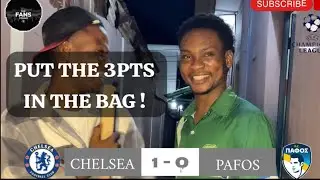 CHELSEA 1-0 PAFOS CHAMPIONS LEAGUE NIGHT | OLAMIDE NIGERIAN CHELSEA FAN REACTION #nigeria #chelsea 