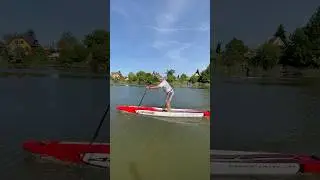Gym on the water 💪 #sup #paddlesurf #standuppaddle #suprace #gym #water #motivation #training