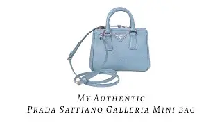 PRADA 🎀 Saffiano Galleria Mini Authentic Bag