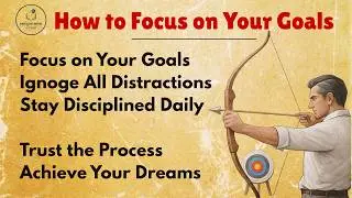 How to Stay Focused on Your Goals  Stop Distractions  Powerful Mental Discipline ✅