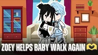 Huntrix Zoey Helps Baby Saja Walk Again 🩵 | Baby Got Hurt Part 11 | Zoey x Baby Ship