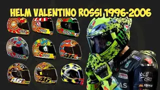 DESAIN HELM VALENTINO ROSSI 1996-2006