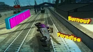 Монтаж по Burnout Paradise  co-op(Руль Logitech Formula Ex)