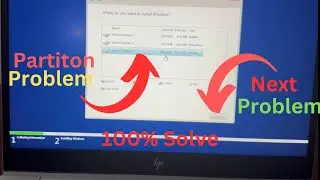 Solve hidden next button & Partition Create problem for window 10 installation | HDD Disk Partition