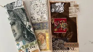 TUTORIAL HOW TO | Tall document Journal Italian churches | pockets and tucks PART 2