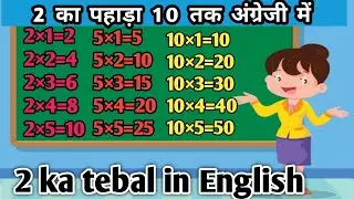 2 Ka Phada 10 Tak। 2 ka Teble ।Larn Multiplication।Teble of 2 For Kids।PP Ejuction