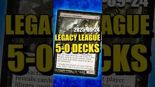UNDEFEATED MTG Legacy League Decklists (2025-09-24) #davidroyale #legacy #legacymtg