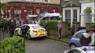 Eastenders max is arrested by a swarm of police as he finds out that it was Bobby who killed Lucy