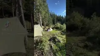 Camping with a view 😍#camping #adventure #views #mountians #staywild