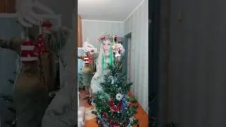 НАРЯЖАЮ ЁЛКУ🎄 #diy #vlog #christmas #christmastree #tanyacolibri