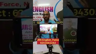 JRS English With Ram Sir #motivational #ssc #cgl #ram sir jrs English