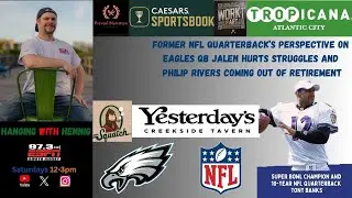 10-year #NFL QB perspective on #Eagles Jalen Hurts issues: Tony Banks joins HWH (12-13-25)