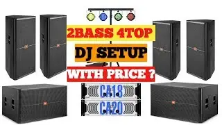 2 bass 4 top dj setup with price