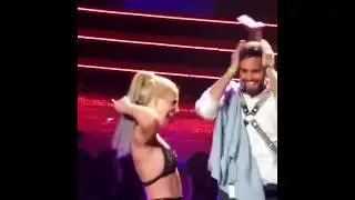 Britney and friend Cade Hudson - Piece of Me - Freakshow 09-05-2015 Las Vegas