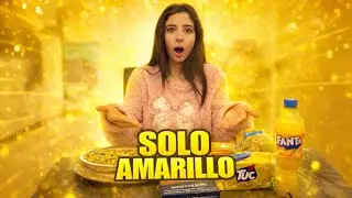24 HORAS comiendo SOLO comida AMARILLA 💛