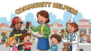 Community Helpers 👩&zwj;🏫👩&zwj;🚒 | Fun Learning & Jobs Song for Kids | Happy Tales & Tunes