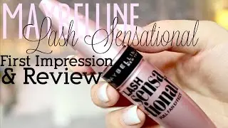 {MMM}: Maybelline Lash Sensational Mascara || First Impression + Demo