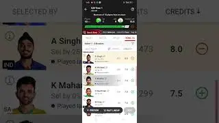 india vs south africa best Fantasy team for grand league and small league 🏆♾️