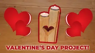 How I Made a Wooden Heart Tealight Holder | Simple Valentine&rsquo;s DIY