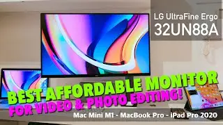 LG UTRAFINE ERGO 32UN88A - 32UN880 REVIEW - AN AFFORDABLE MONITOR FOR PHOTO AND VIDEO EDITING!