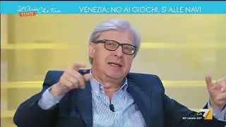 Vittorio Sgarbi sulle navi da crociera a Venezia: 'Si può fare in due anni un attracco a Chioggia'