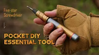The Ultimate Pocket Screwdriver? 10 Bits, Magnetic Storage & Luxury Design | 5-Star Tool Review