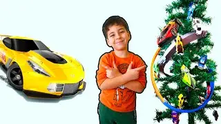 ÇAM AĞACI SÜSLEME. YENİ YIL VİDYO. Hot WHEELS ARABALAR