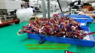 Customized PVC Pipe Acetate Tape Electronics Medical Automation Multimedia Robotics Harness Assembly