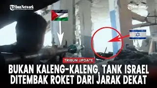[FULL] Dua Roket Brigade Al-Qassam Sergap Kendaraan dan Pasukan IDF di Jabalia