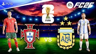FC 26 - Portugal Vs Argentina  | FIFA World Cup 2026 Authentic Gameplay | PS5&trade; [4K60]