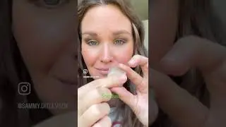 Blue eyes pop with silver Smokey eye
