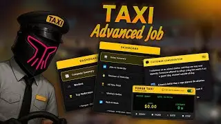 Taxi Job FiveM | NPC Conversations, Illegal Missions, Chases, Taximeter, Metrics, Probability Events