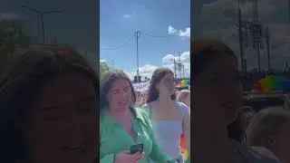 S&aacute;pmi Pride p&aring; Stockholm Pride 2025. Prideparaden