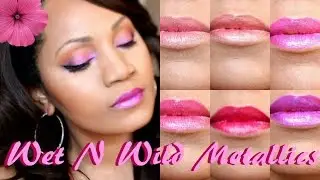 Wet n Wild Metallic Liquid Lipsticks - Swatches and Review
