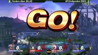 LSF Familam Bear vs BPOil Beardbot   SSB4 Doubles GameClucks Monthly 102415