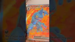 Awesome Toxicroak ex Full Art Pull! #pokemon #shorts