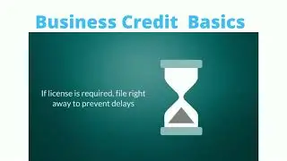 Business Credit Basics Licensing Free Course part 4