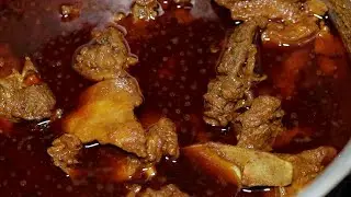 ENJOY THIS LIPS SMACKING INDIAN MUTTON CURRY ALONG WITH RICE  | INDIAN MUTTON CURRY