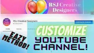 Customize channel's branding and layout: Add profile picture, banner, trailer, sections and more....