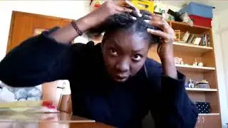 DIY Hot Oil Treatment W/Olive Oil/Fenugreek/Moringa Oils / Natura 4b/4C Hair.