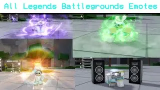 All Legends battle grounds Emotes
