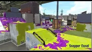 Splatoon 2 - Snapper Canal Map DLC Gameplay