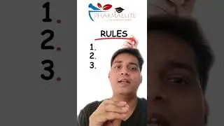 MUST REMEMBER RULES TO SOLVE GPAT PAPER || 8433830815 || PHARMAELITE || NIPER/ BITS/ MANIPAL