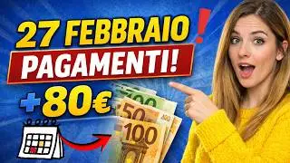 💵PAGAMENTI INPS FEBBRAIO 2026: ADI, NASPI, AUU, SFL  BONUS 80 EURO | DATE COMPLETE
