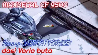 Vario pasang sticker carbon forged maxdecal 9500